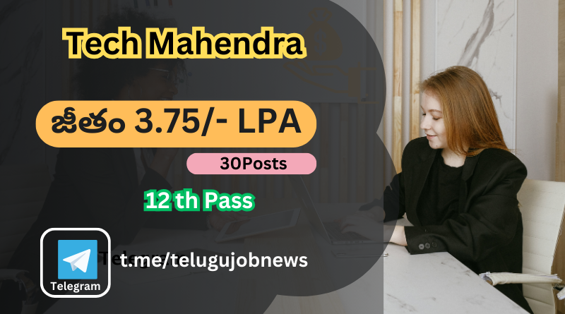 Tech Mahindra Recruitment 2024